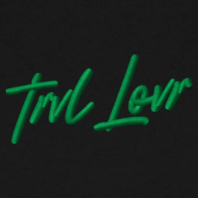 TRVL LOVR Script Green | Pullover - TRVL LOVR Online Shop