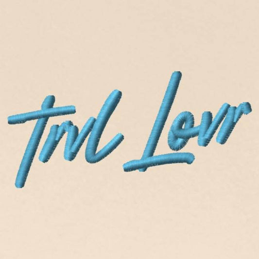 TRVL LOVR Script Blue | T-Shirt - TRVL LOVR Online Shop