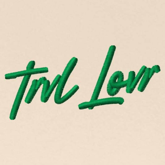 TRVL LOVR Script Green | T-Shirt - TRVL LOVR Online Shop