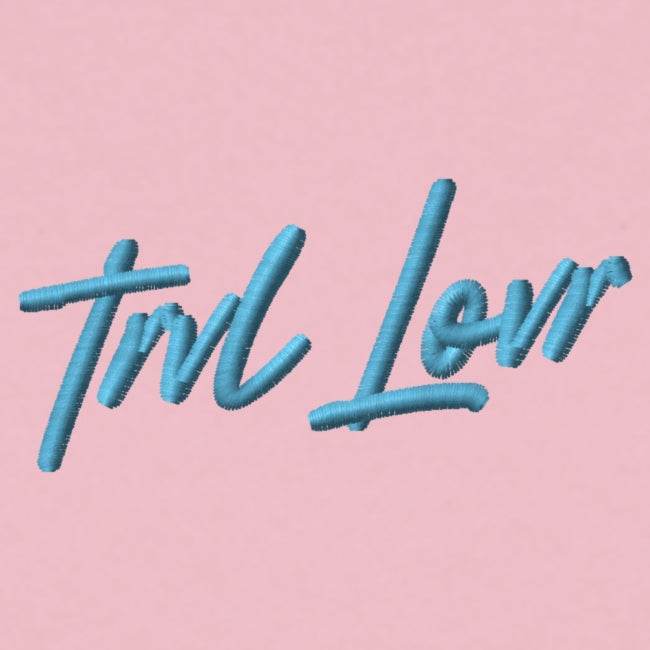 TRVL LOVR Script Blue | Pullover - TRVL LOVR Online Shop