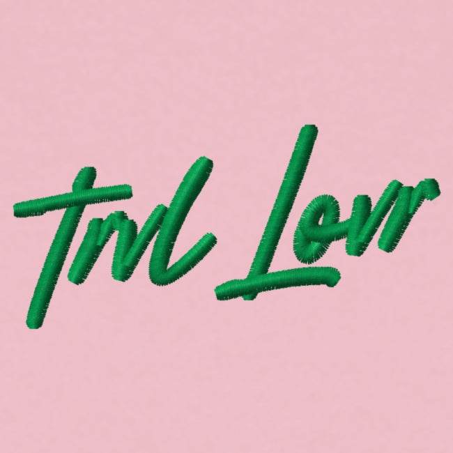 TRVL LOVR Script Green | Pullover - TRVL LOVR Online Shop