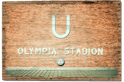 U2 Richtung "Olympia - Stadion"