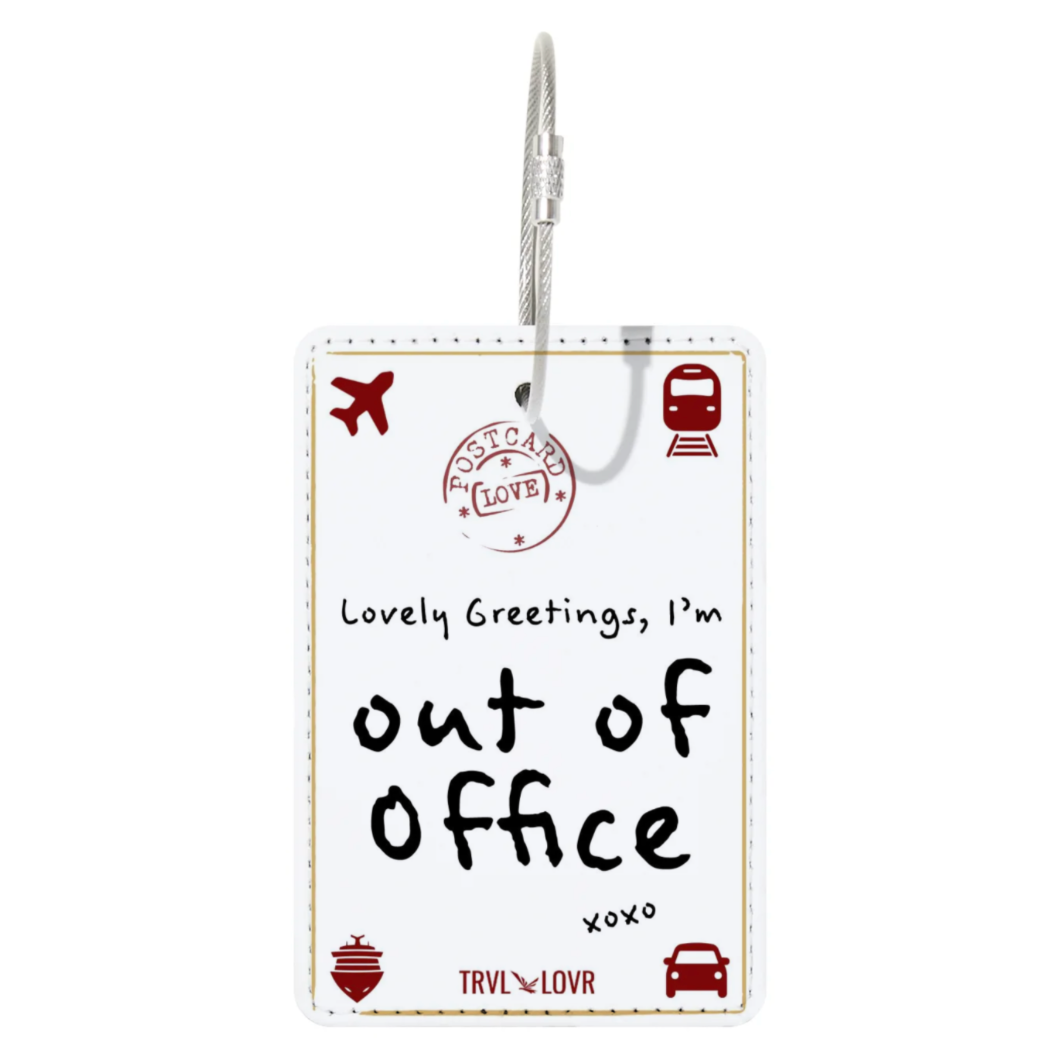 Kofferanhänger "Out of Office"