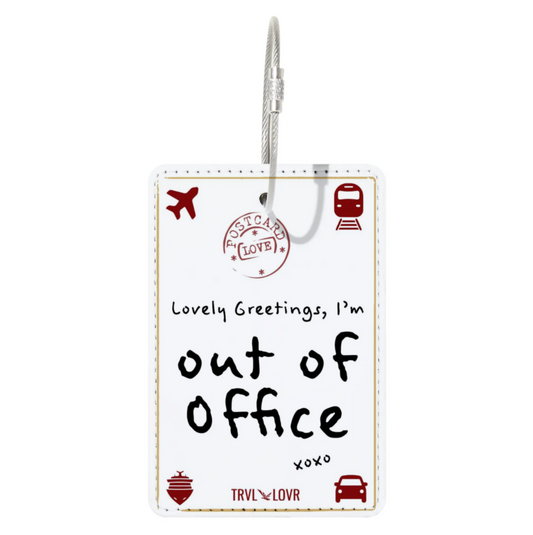 Kofferanhänger "Out of Office"