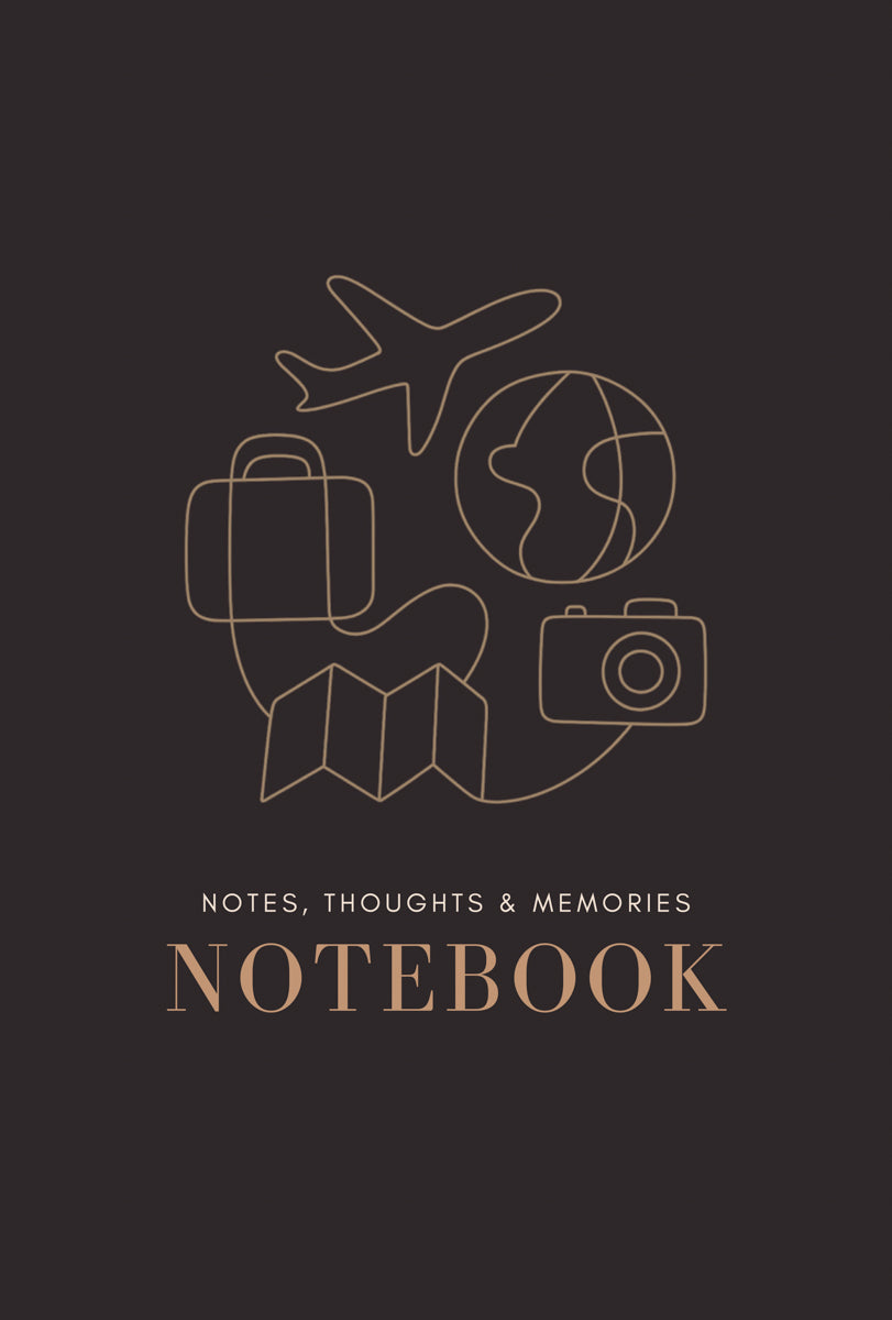 TRVL LOVR design notebook with spiral binding & 160 pages