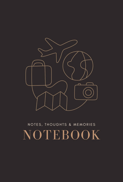 TRVL LOVR design notebook with spiral binding & 160 pages