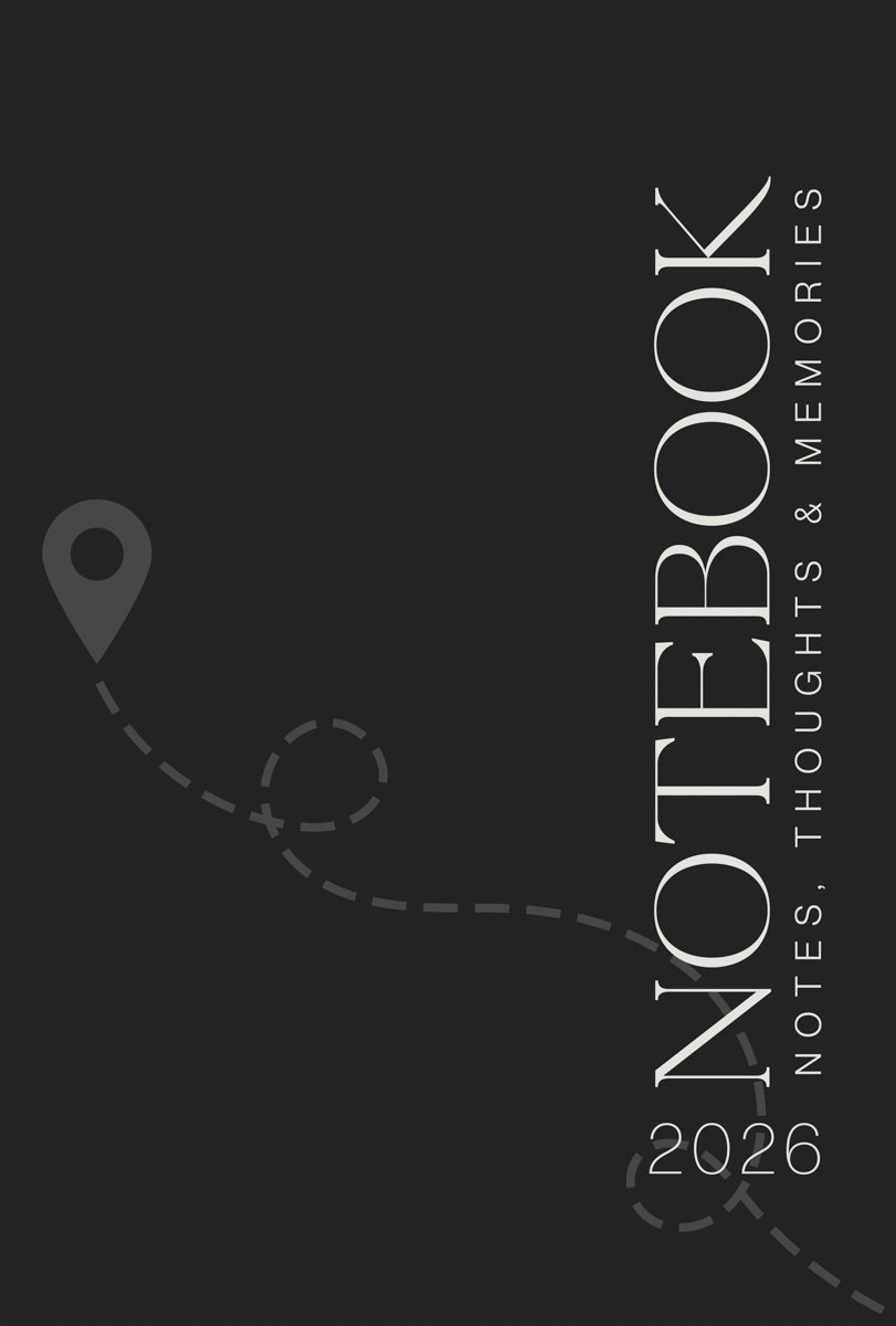 TRVL LOVR design notebook with spiral binding & 160 pages