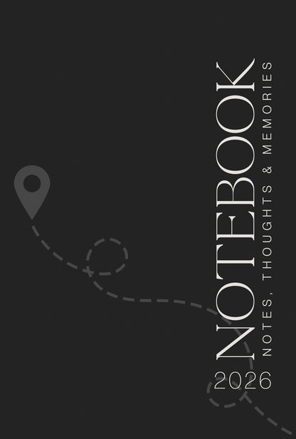 TRVL LOVR design notebook with spiral binding & 160 pages