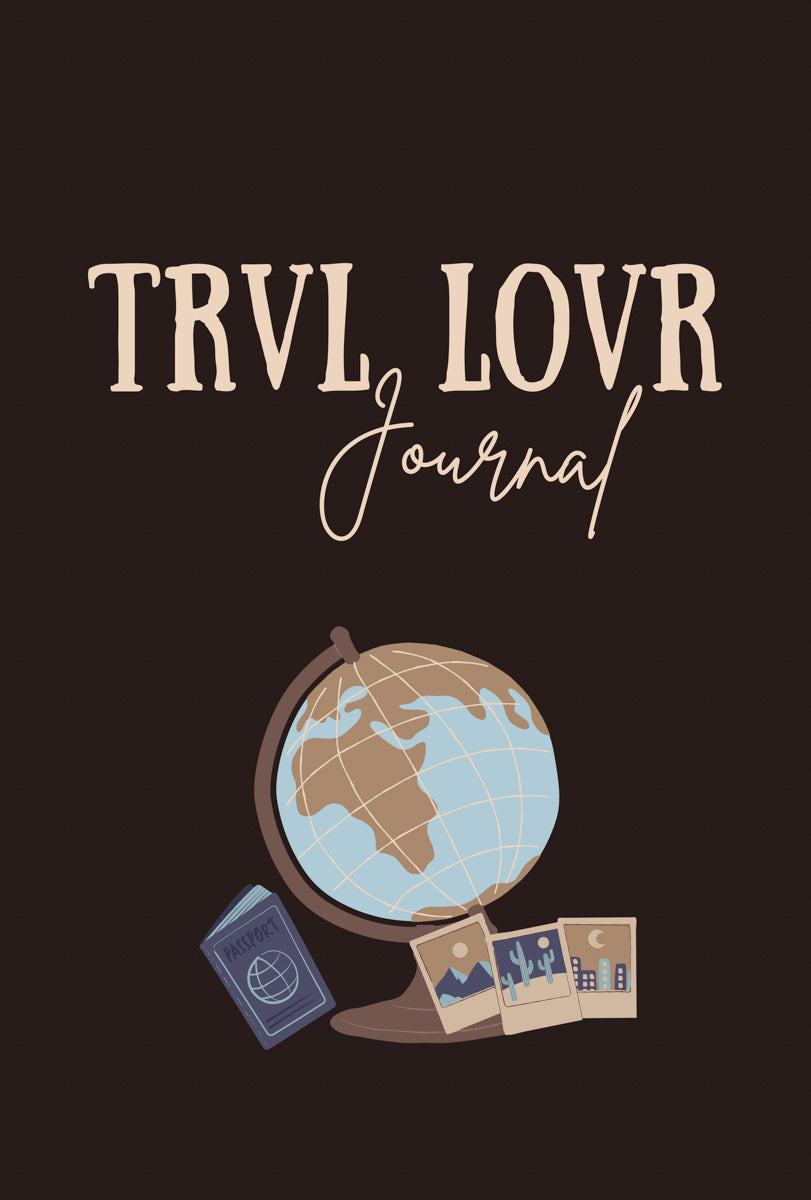 TRVL LOVR design notebook with spiral binding & 160 pages