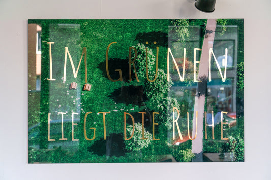 In the green lies peace