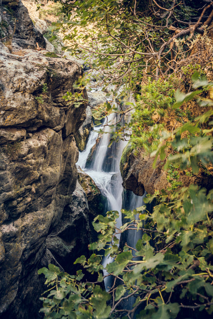 summer waterfall