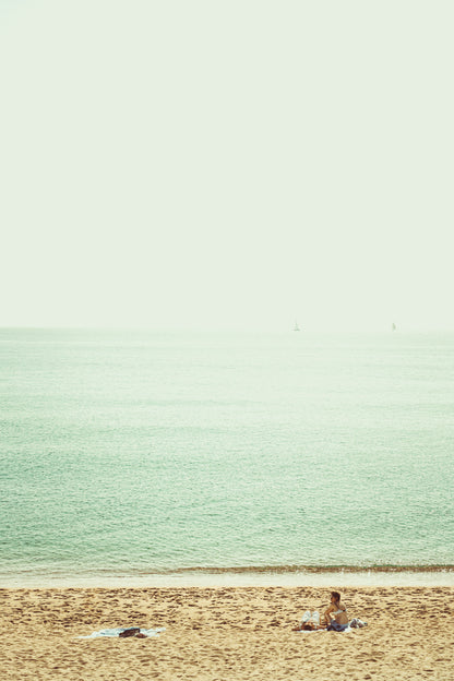 Relaxed on the beach